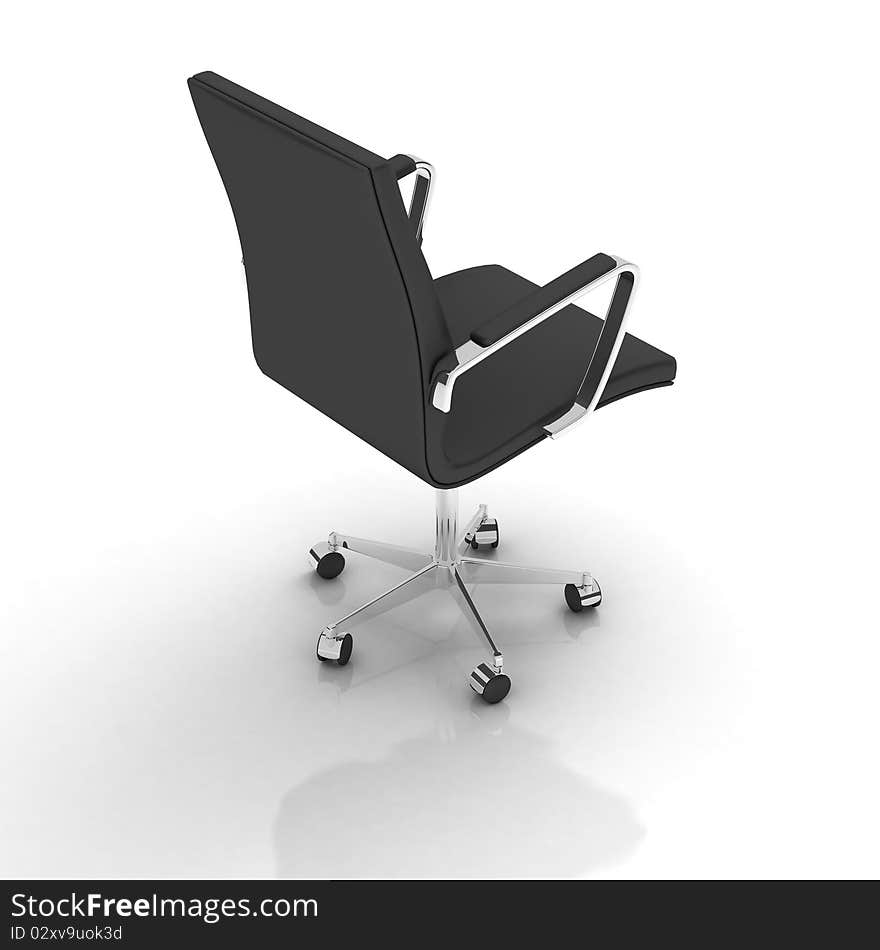 3d image of a modern chair