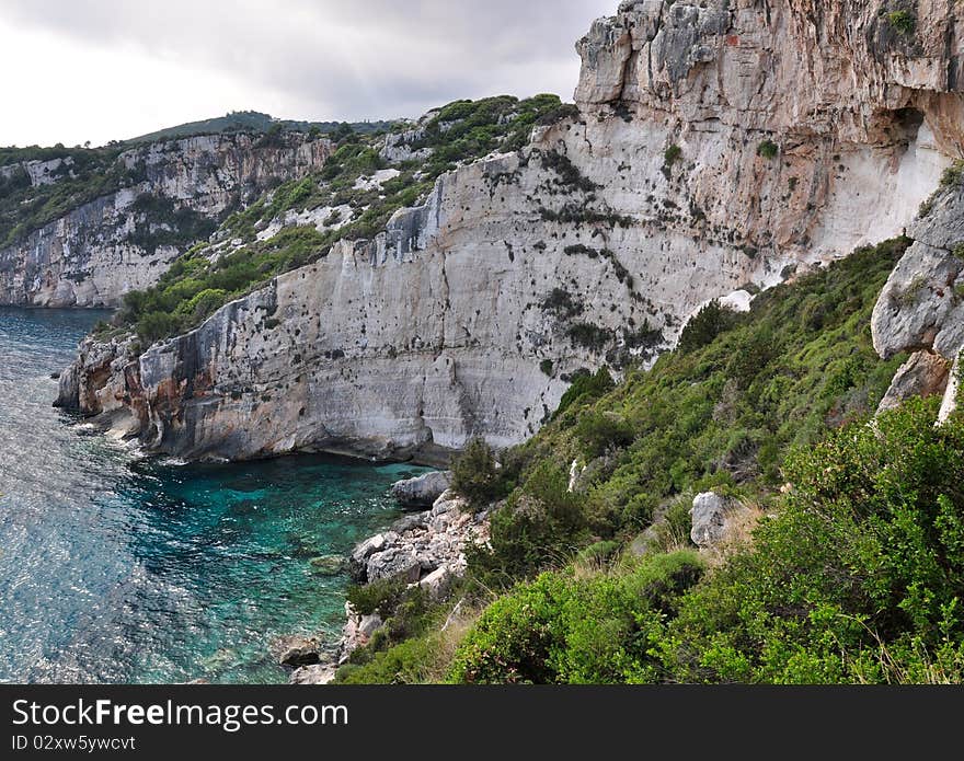 Beautiful coast of Zakynthos, Greek Island. Beautiful coast of Zakynthos, Greek Island