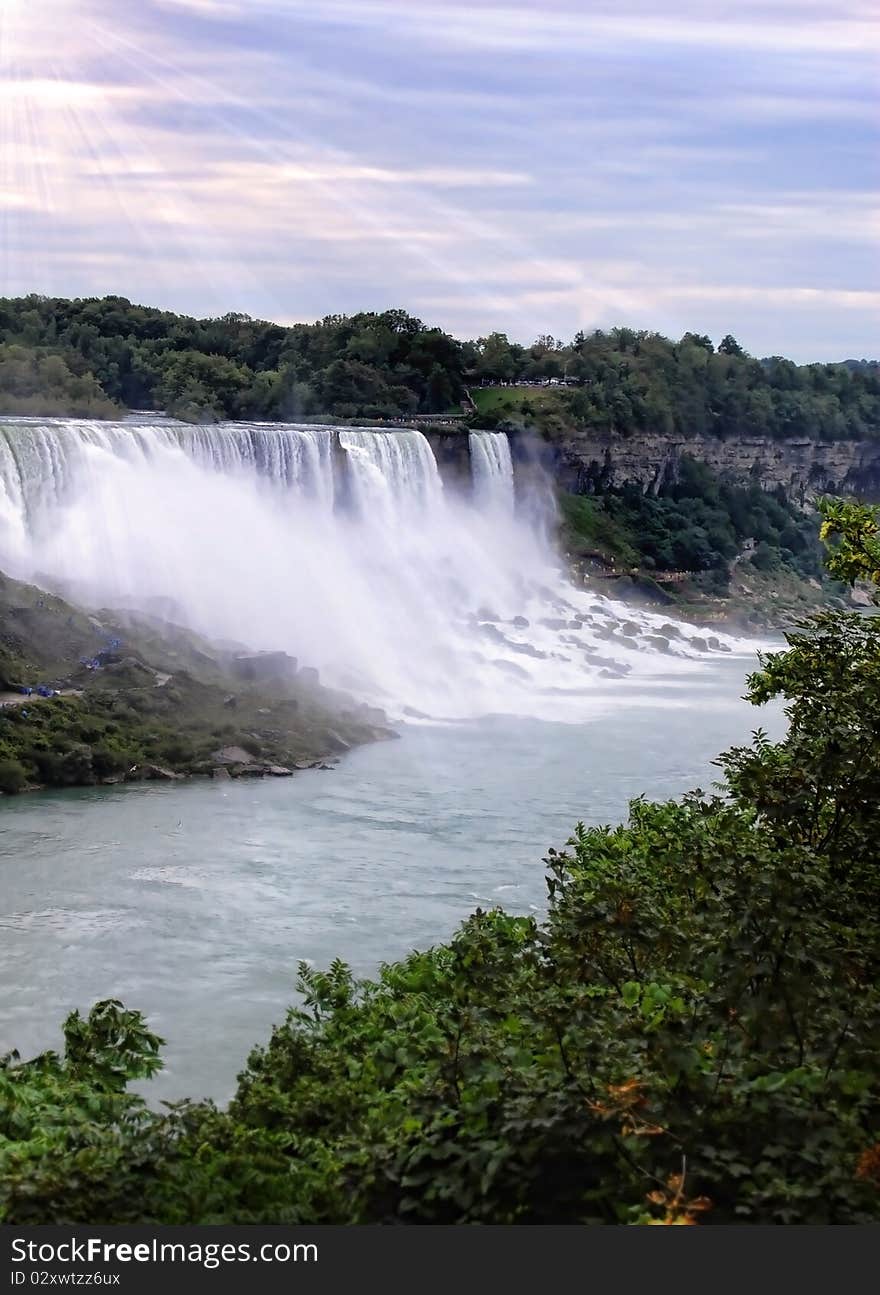 Rushing Waterfalls