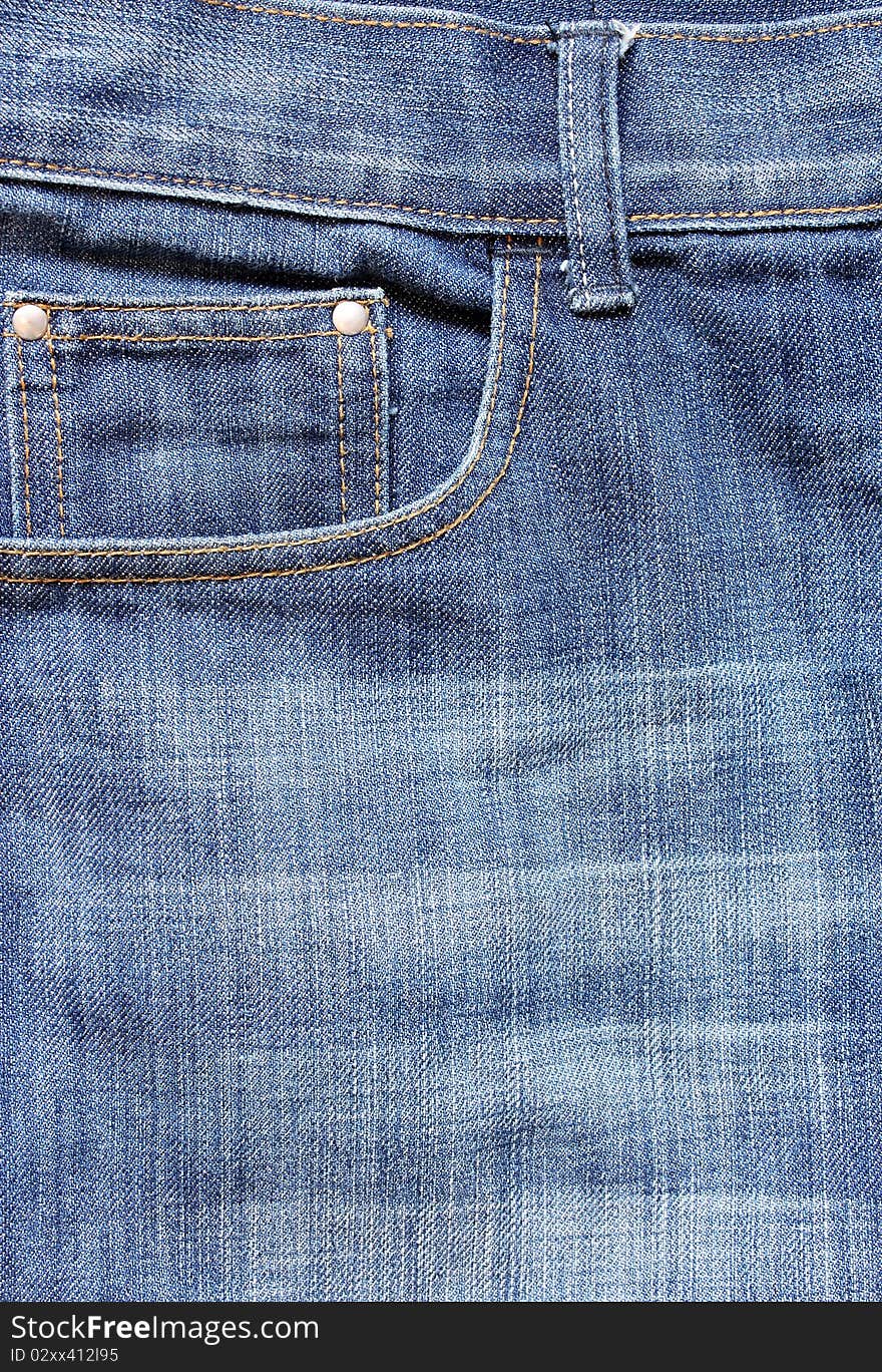 Jeans pocket it's for the Fashion.