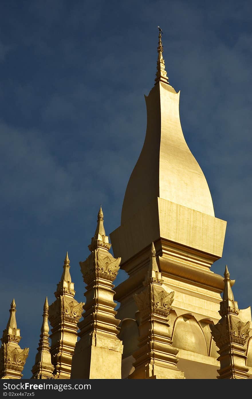 Buddhist temple in Vientiane, Laos