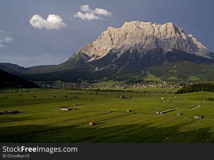 European alpine village