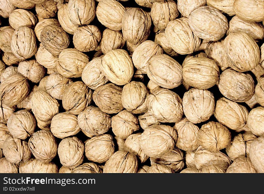 Nuts on display for sale