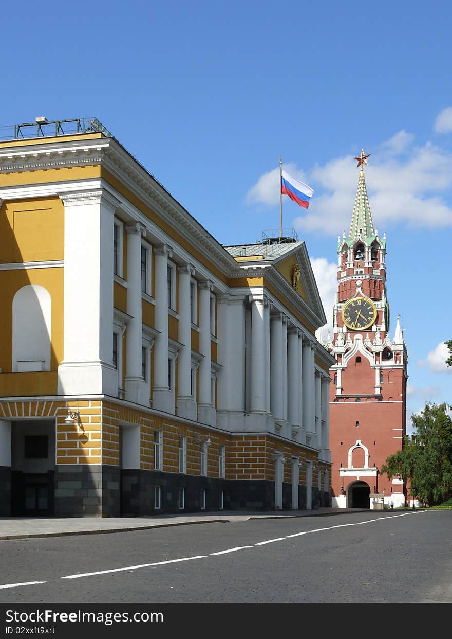Administration block in Moscow Kremlin, Russia