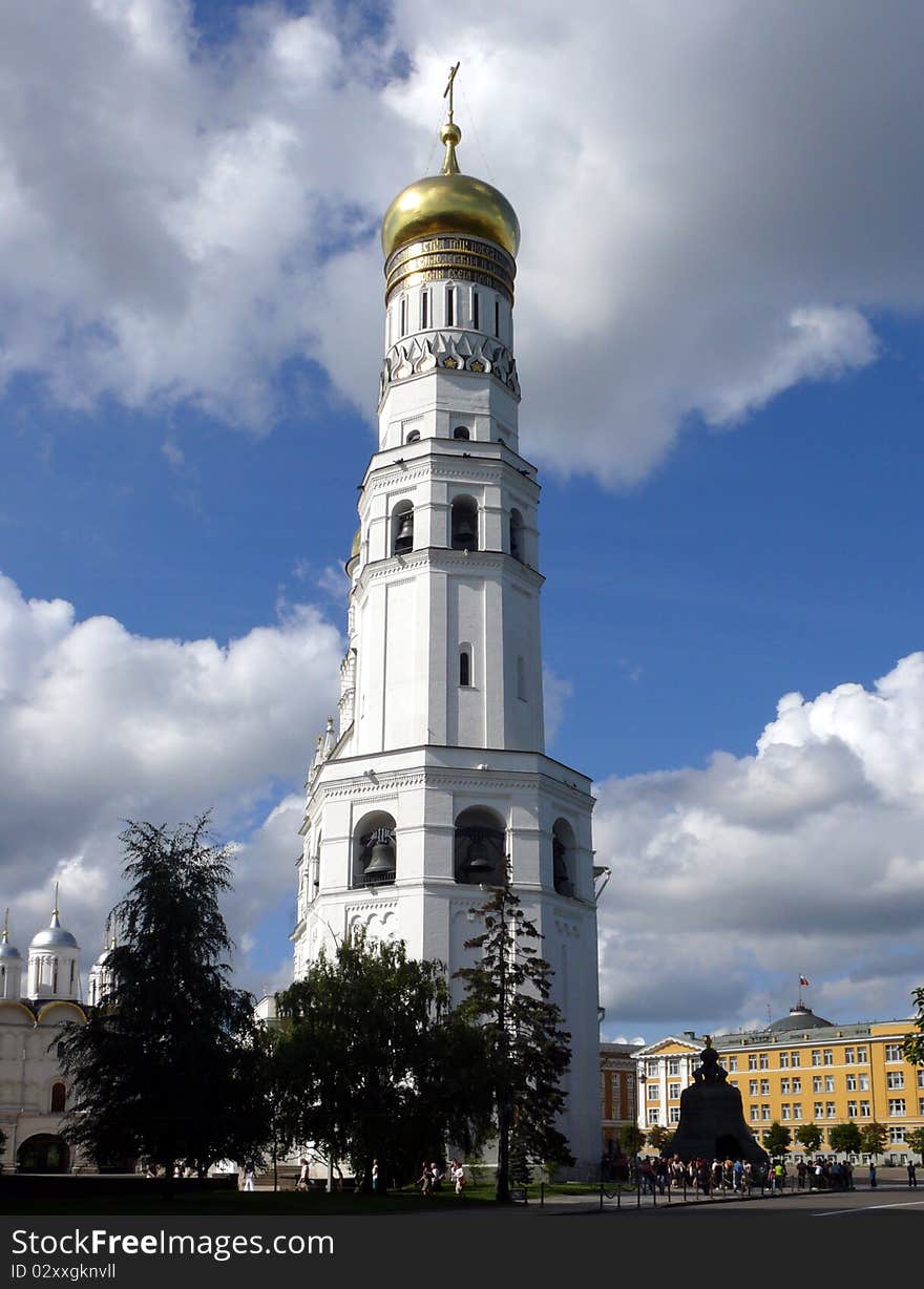 Belfry Of Ivan The Great In The Kremlin Territory