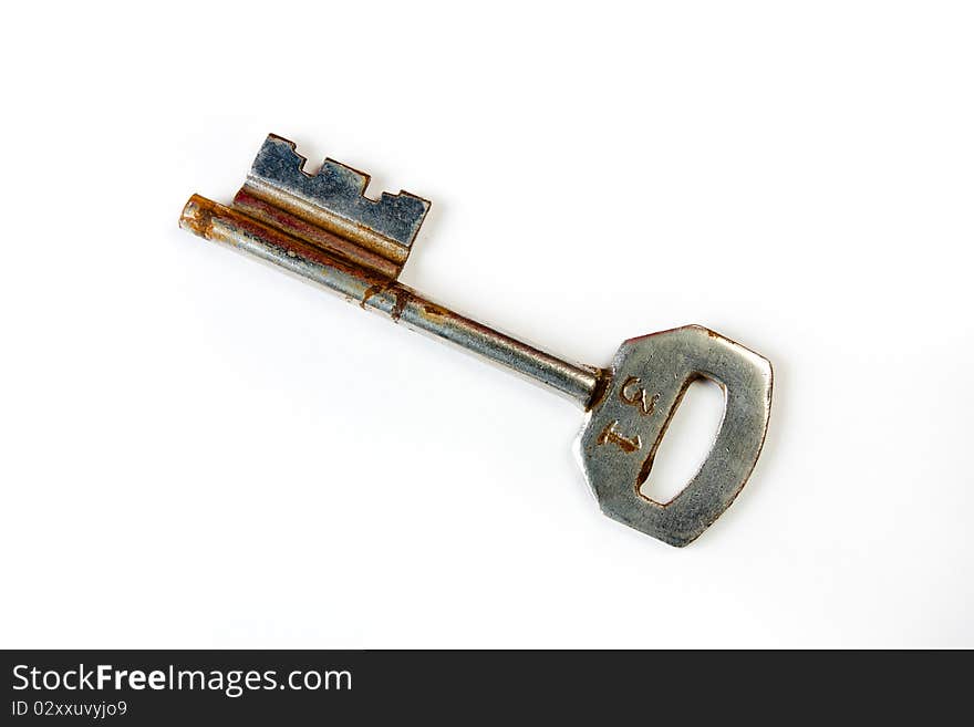 STOCK PHOTO Of A Rusty Key