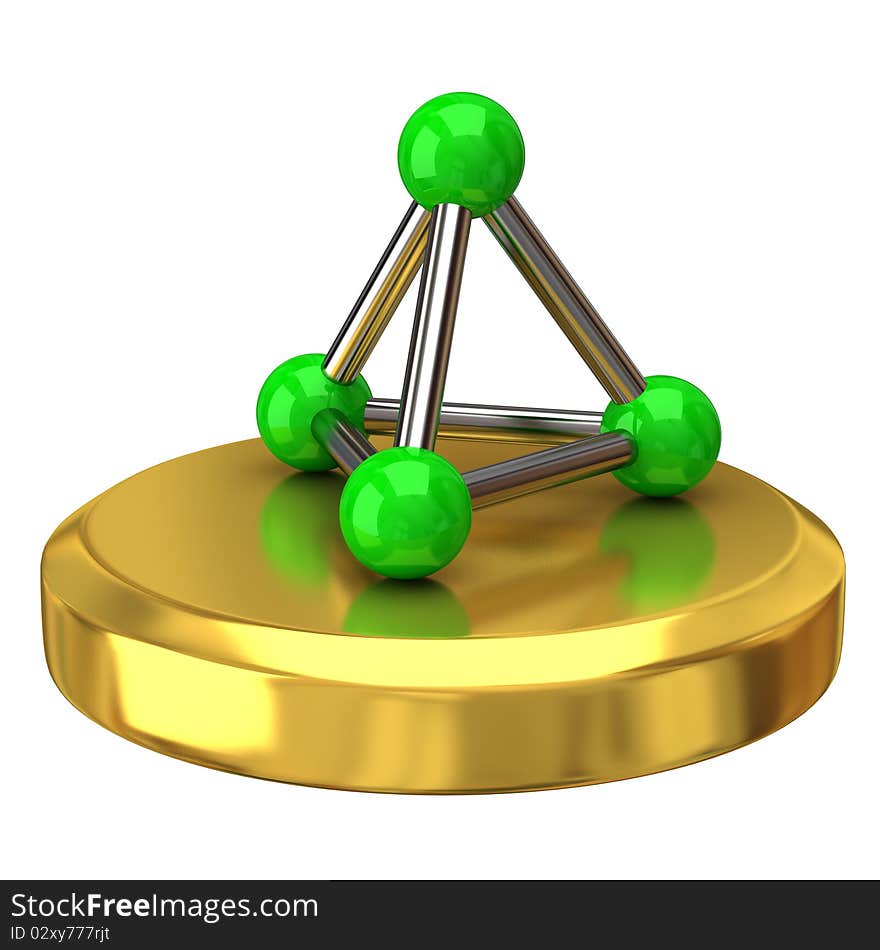 Molecular Structure on podium