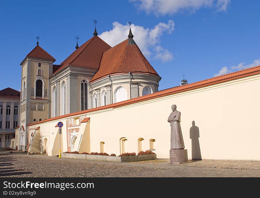 Old church in Kaunas. Lithuania