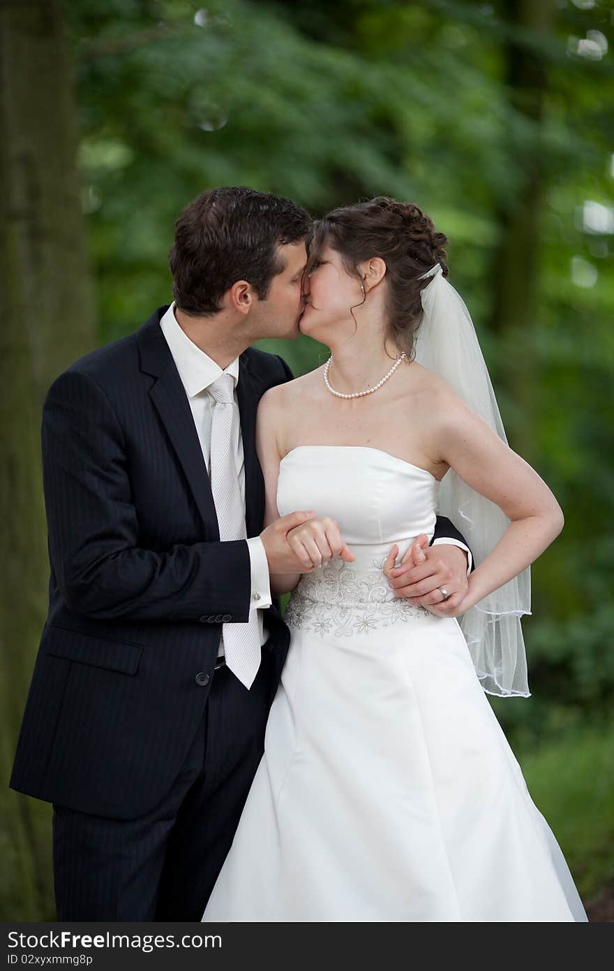 Lovely Young Wedding Couple