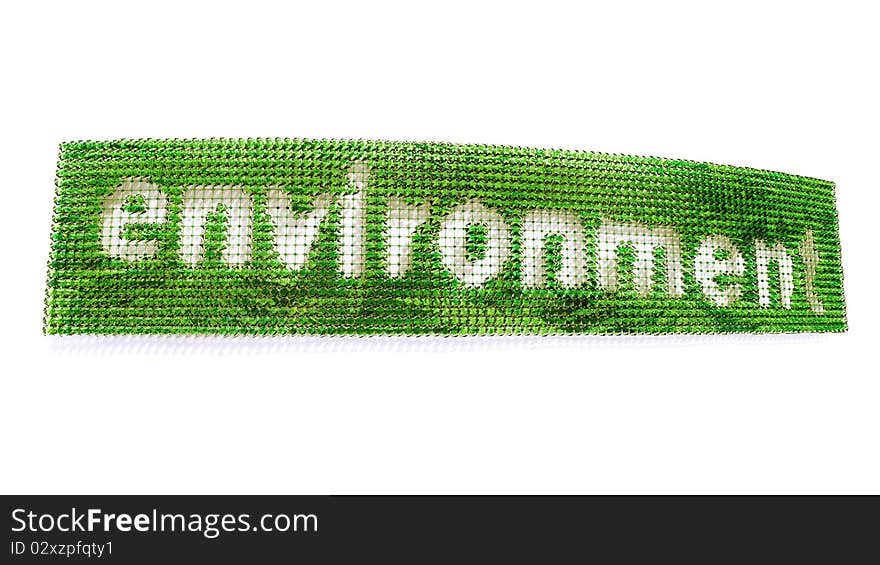 Environment Banner on Green Trellis