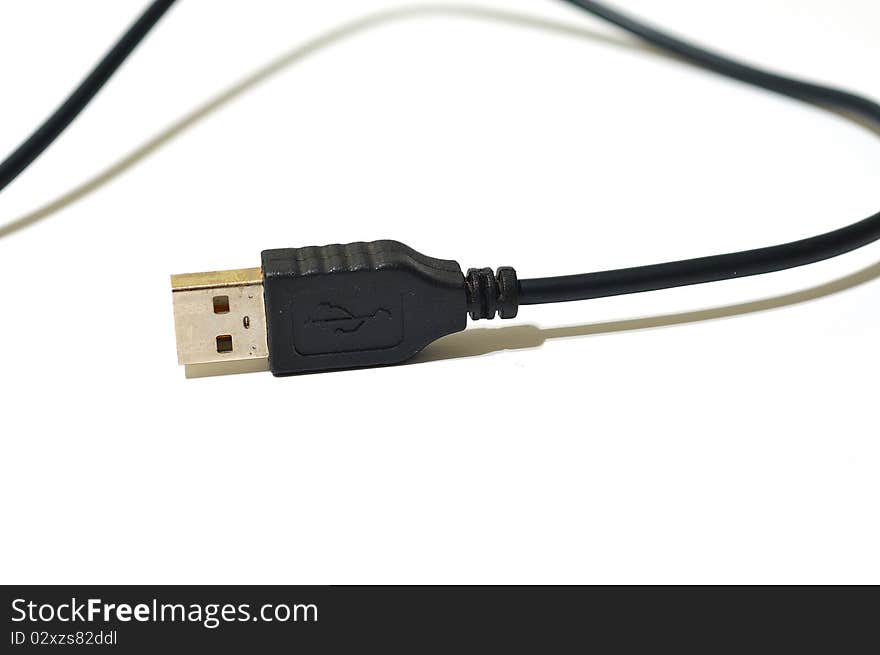 Usb flash memory isolated on the white background