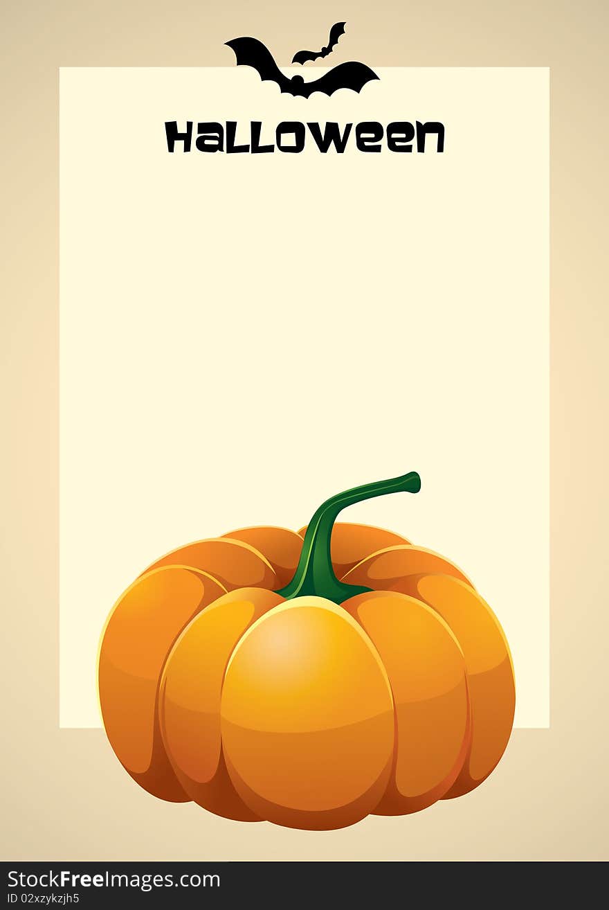 Halloween vector card