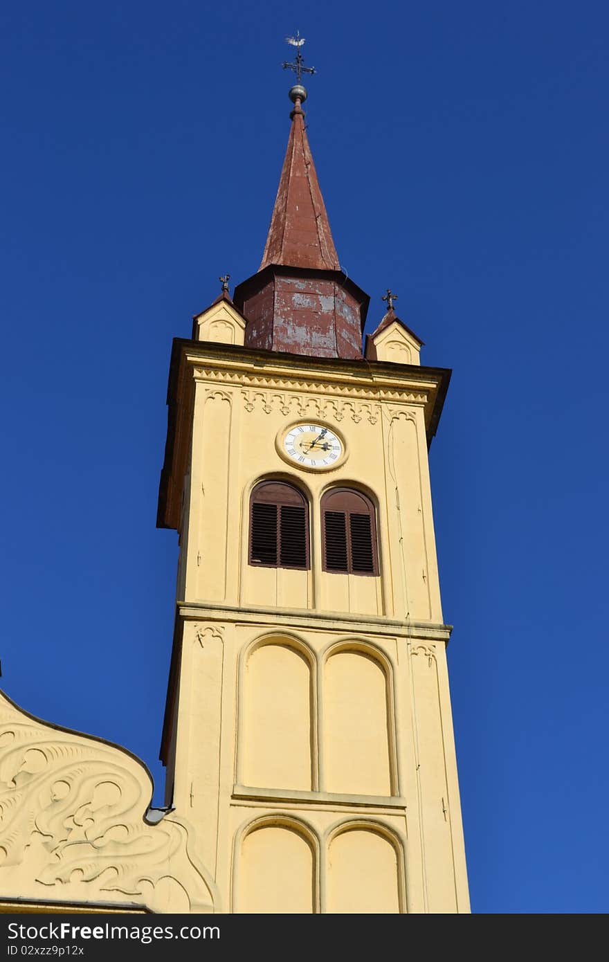 Yellow church