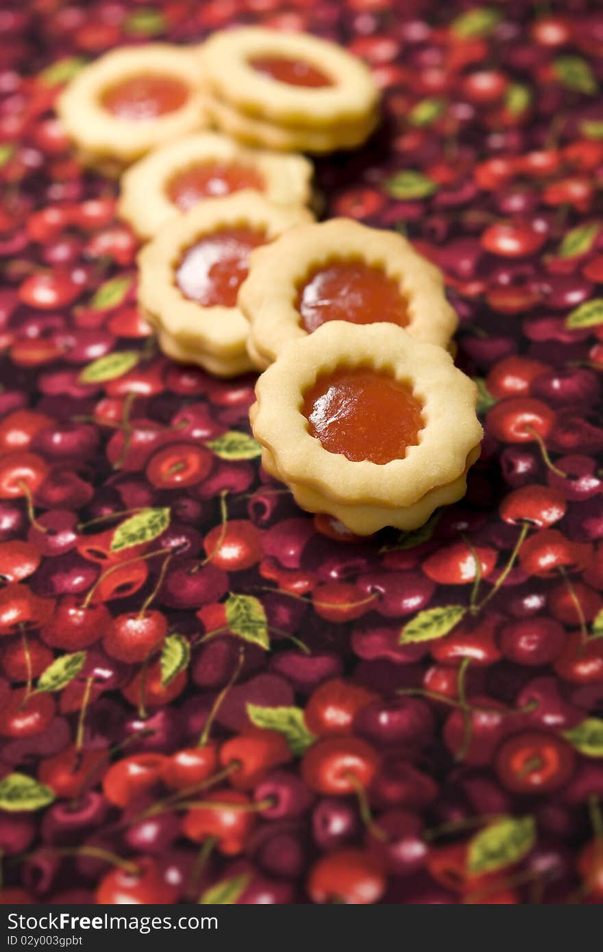 Cherry cookies