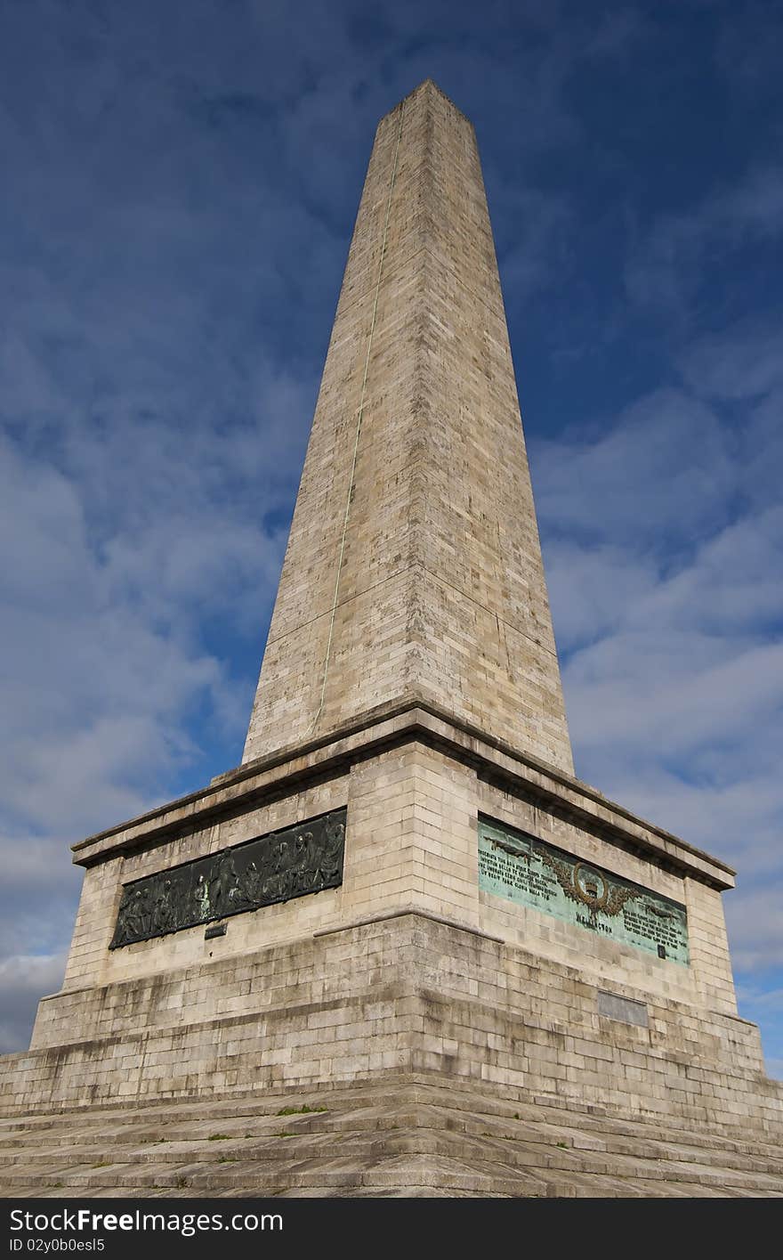 The Wellington Monument memorial in Dublin, Ireland. The Wellington Monument memorial in Dublin, Ireland