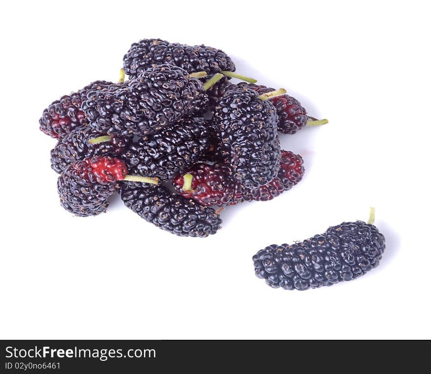 Black mulberries