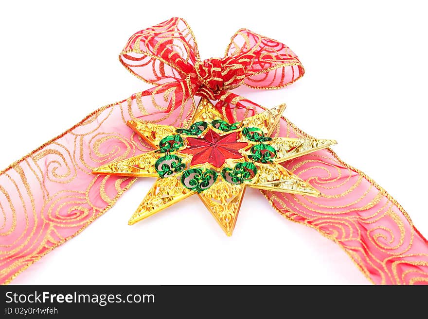 Red Ribbon And Star