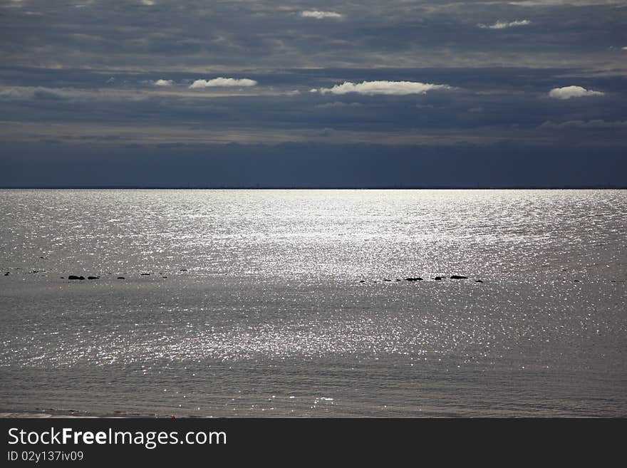 Gulf of Finland in the evening. Gulf of Finland in the evening