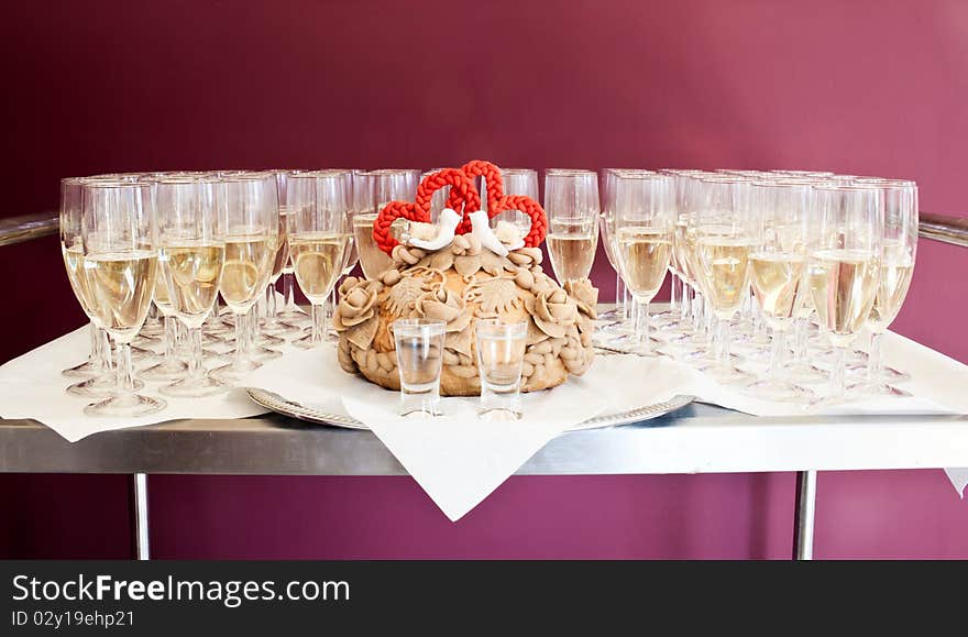 Traditional wedding bread from Poland