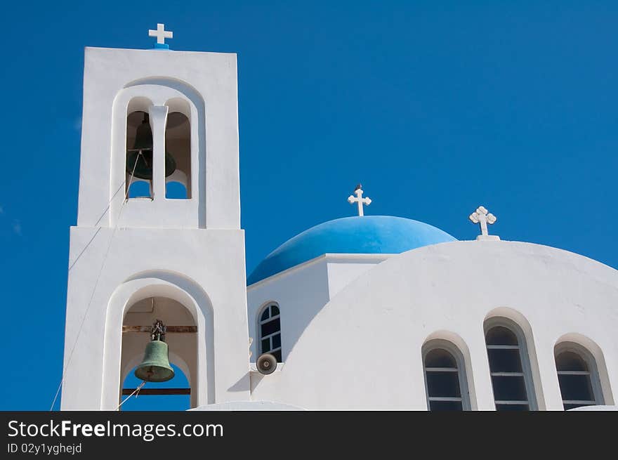 Orthodox church in Cyclades islands