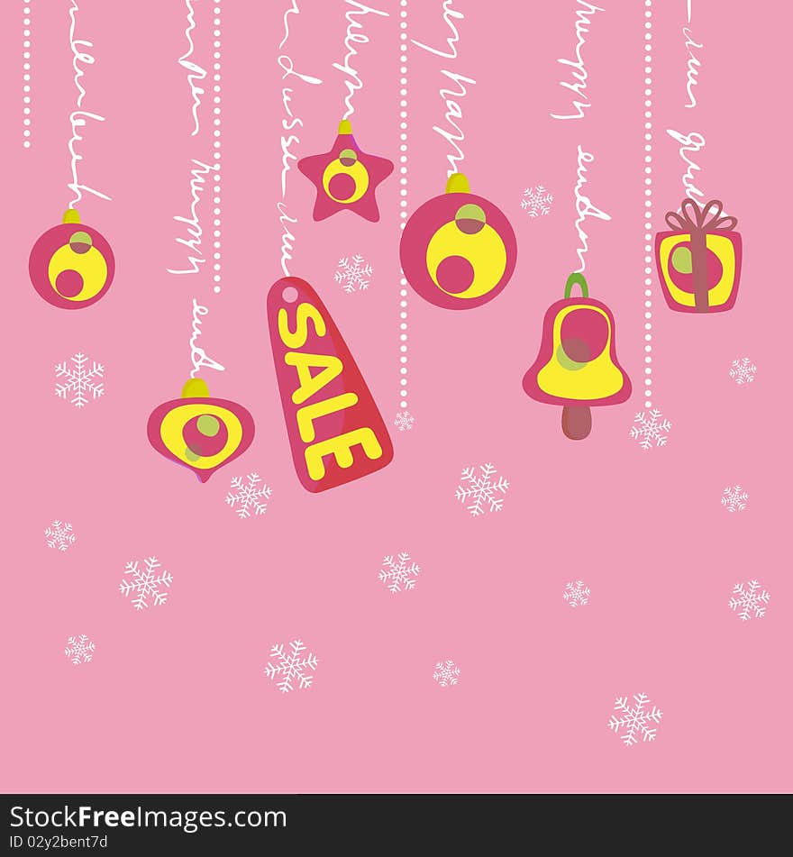 Christmas gift background illustration vector. Christmas gift background illustration vector