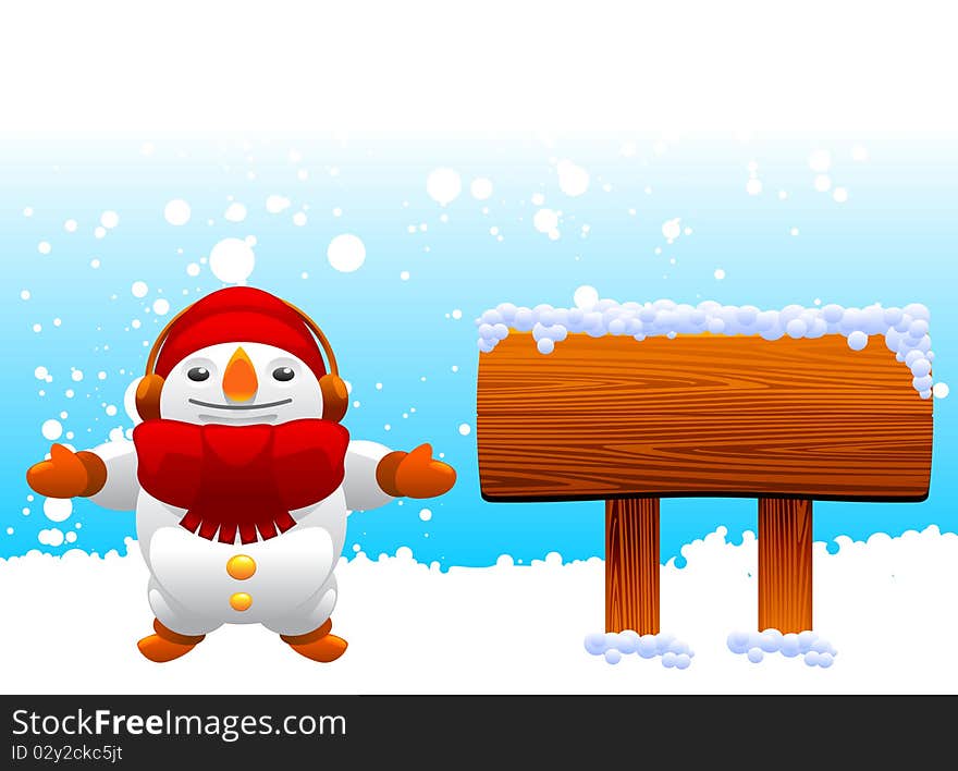 Snowman character