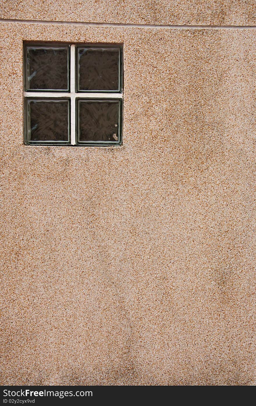 Sand texture and glass block. Sand texture and glass block