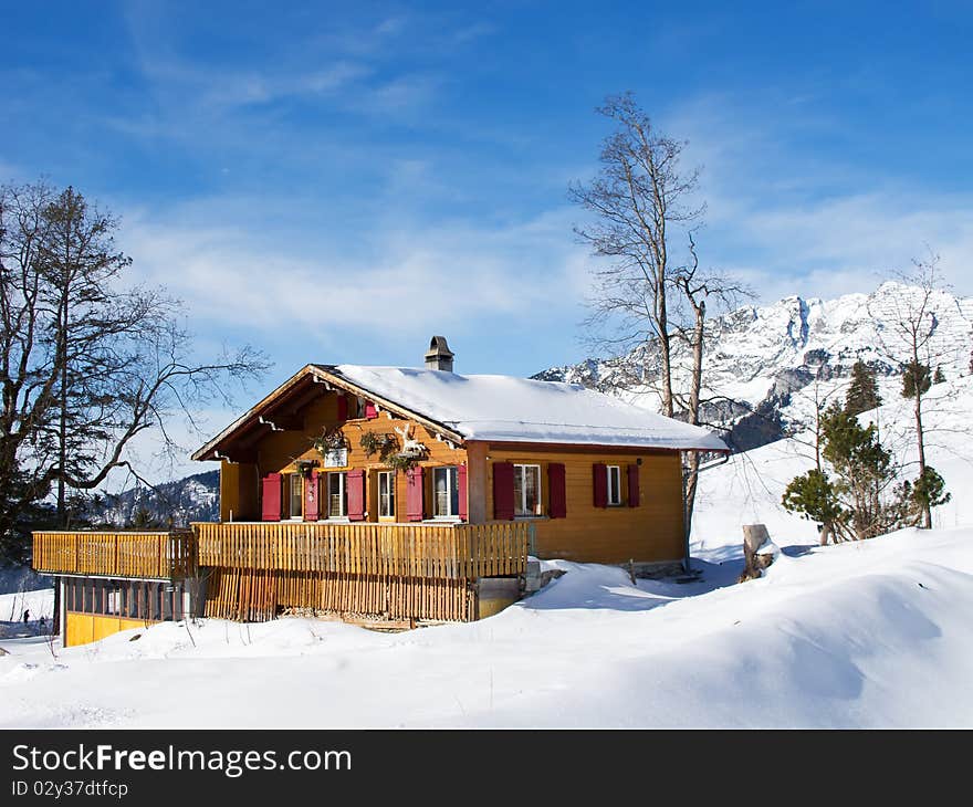 Winter in alps