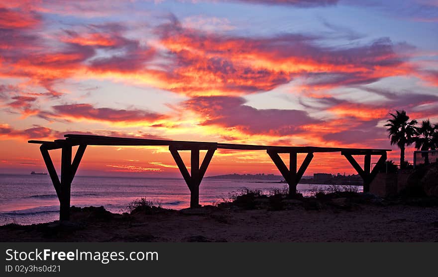 Carcavelos Beach Sunset