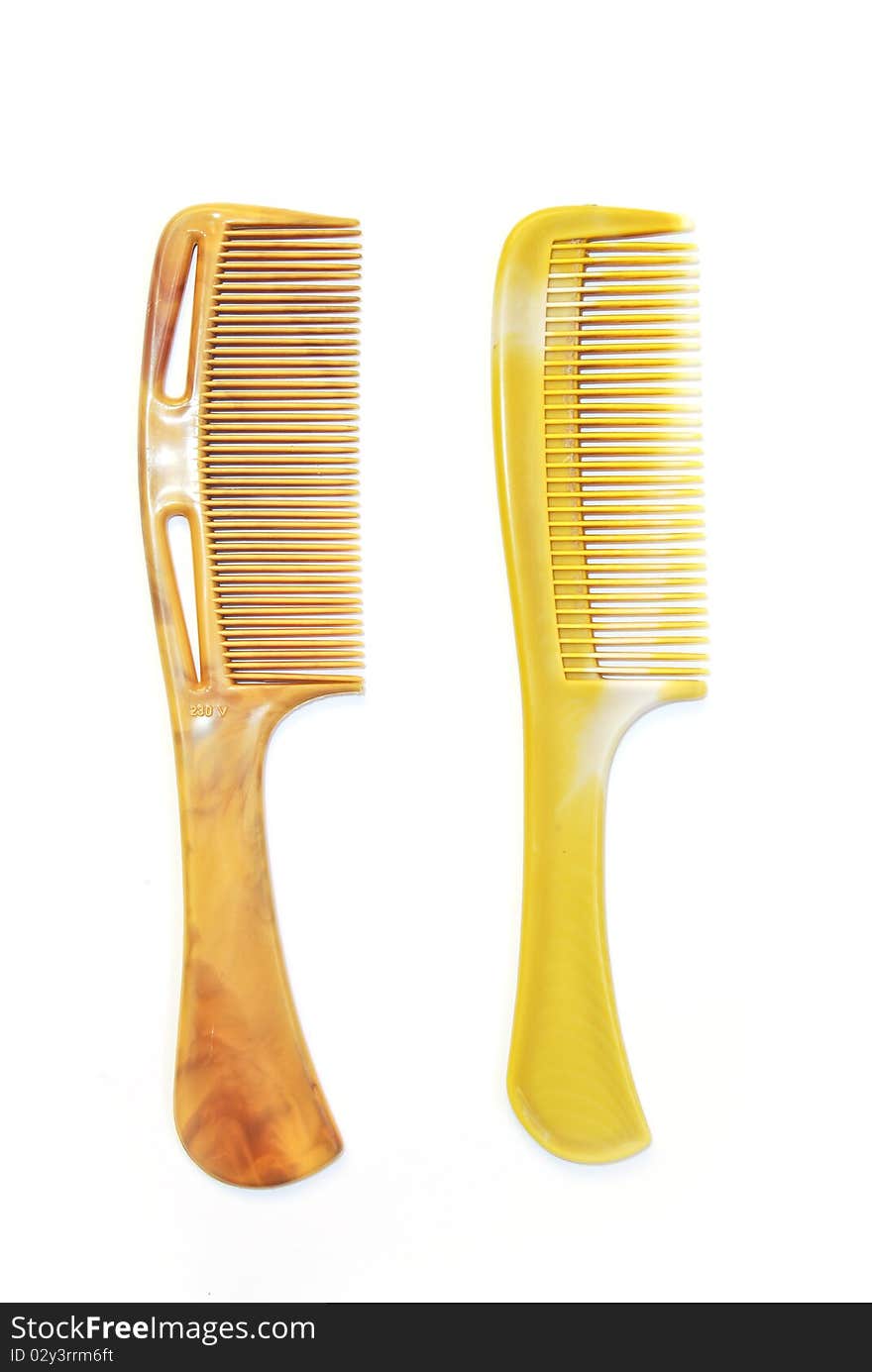 Couple of comb isolated