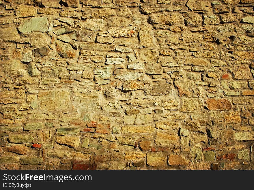 Stone wall texture