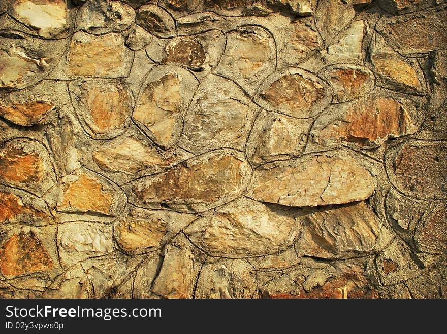 Background of stone wall texture