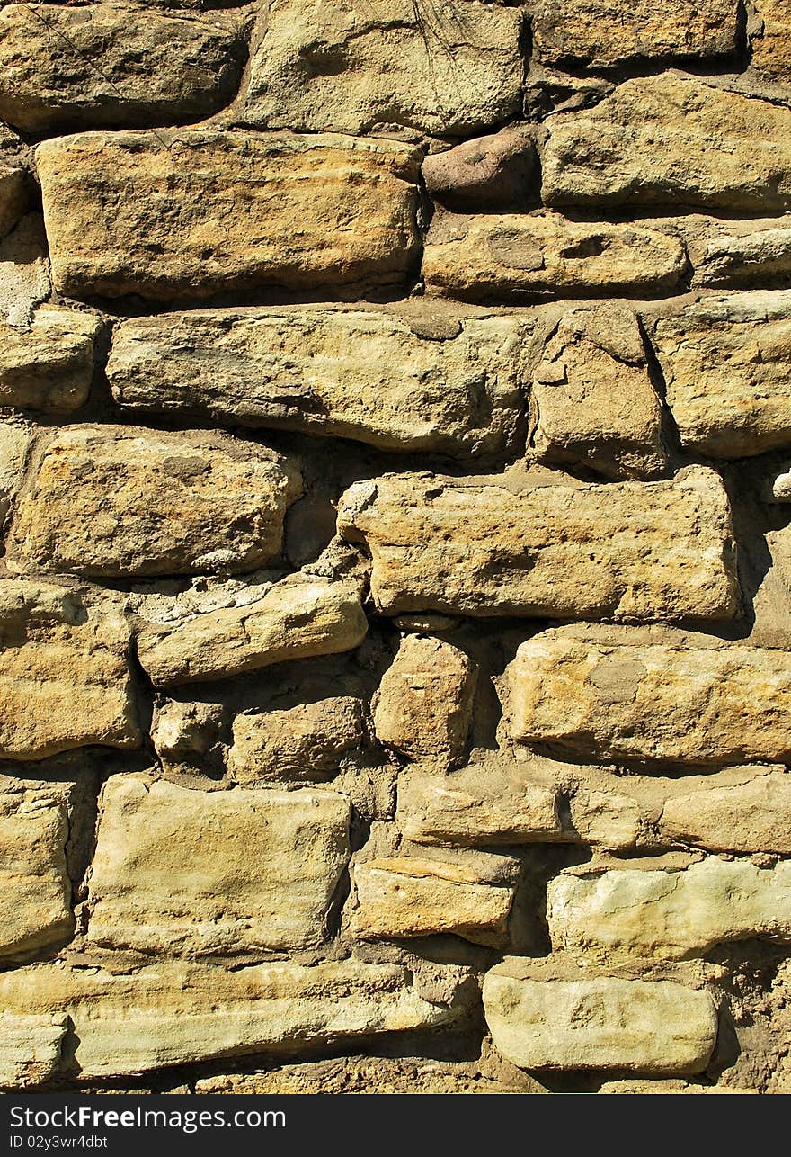 Background of stone wall texture