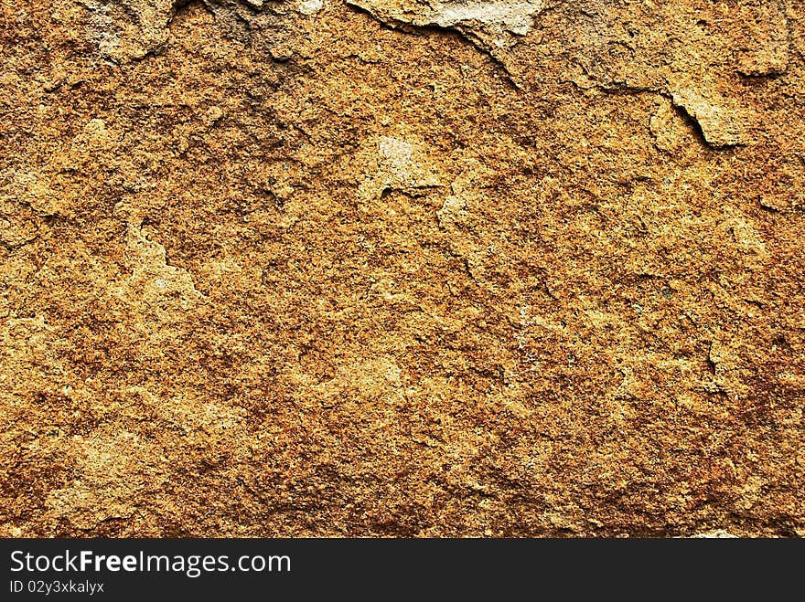 Old red surface stone wall. Old red surface stone wall