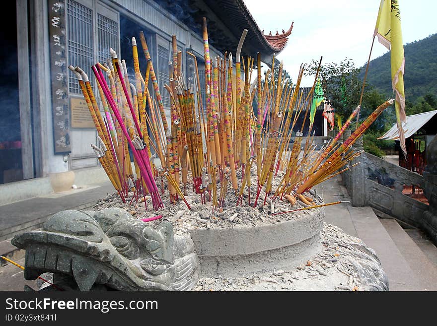 To Burn Joss Sticks