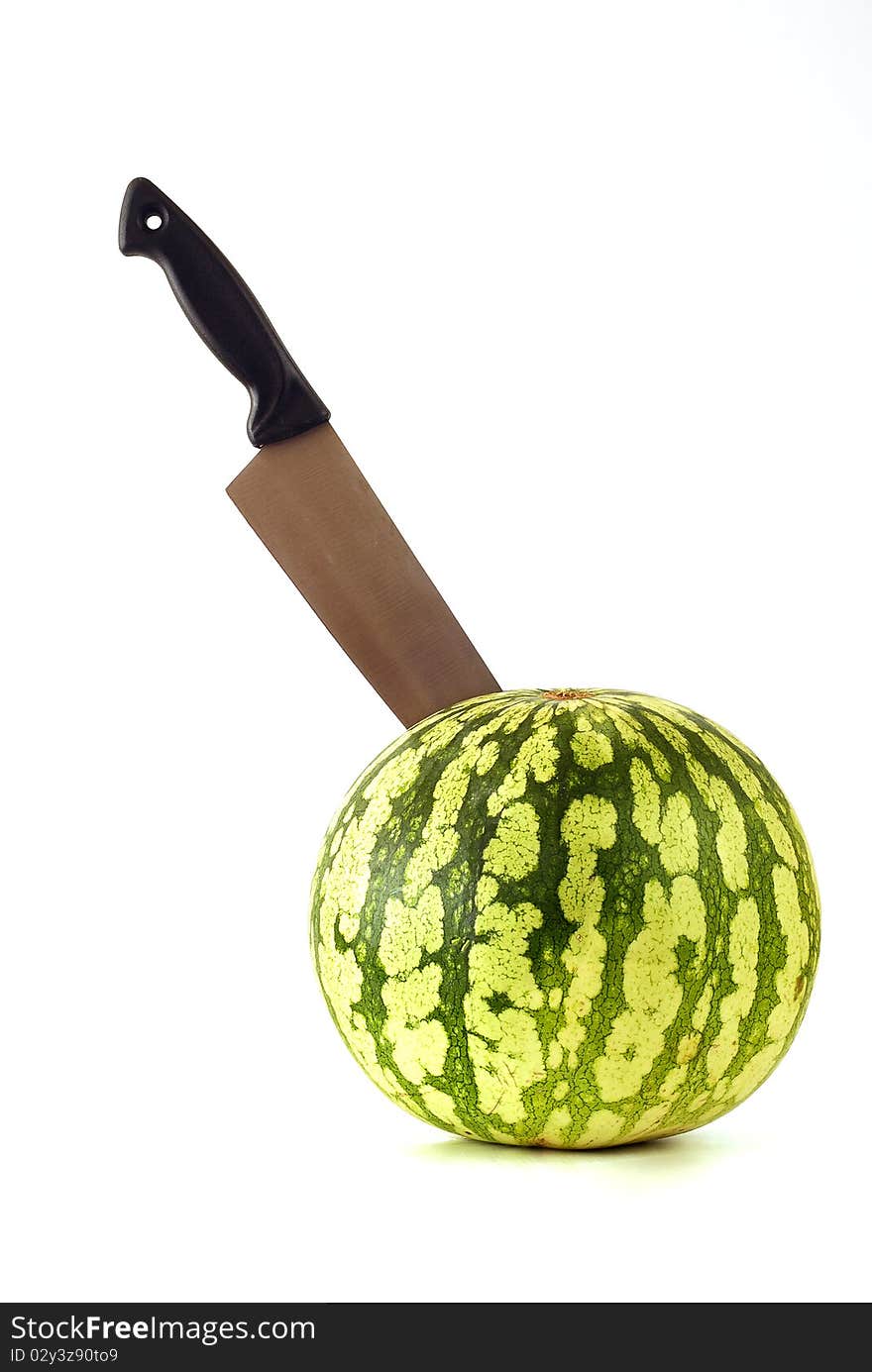 Watermelon With The Knife