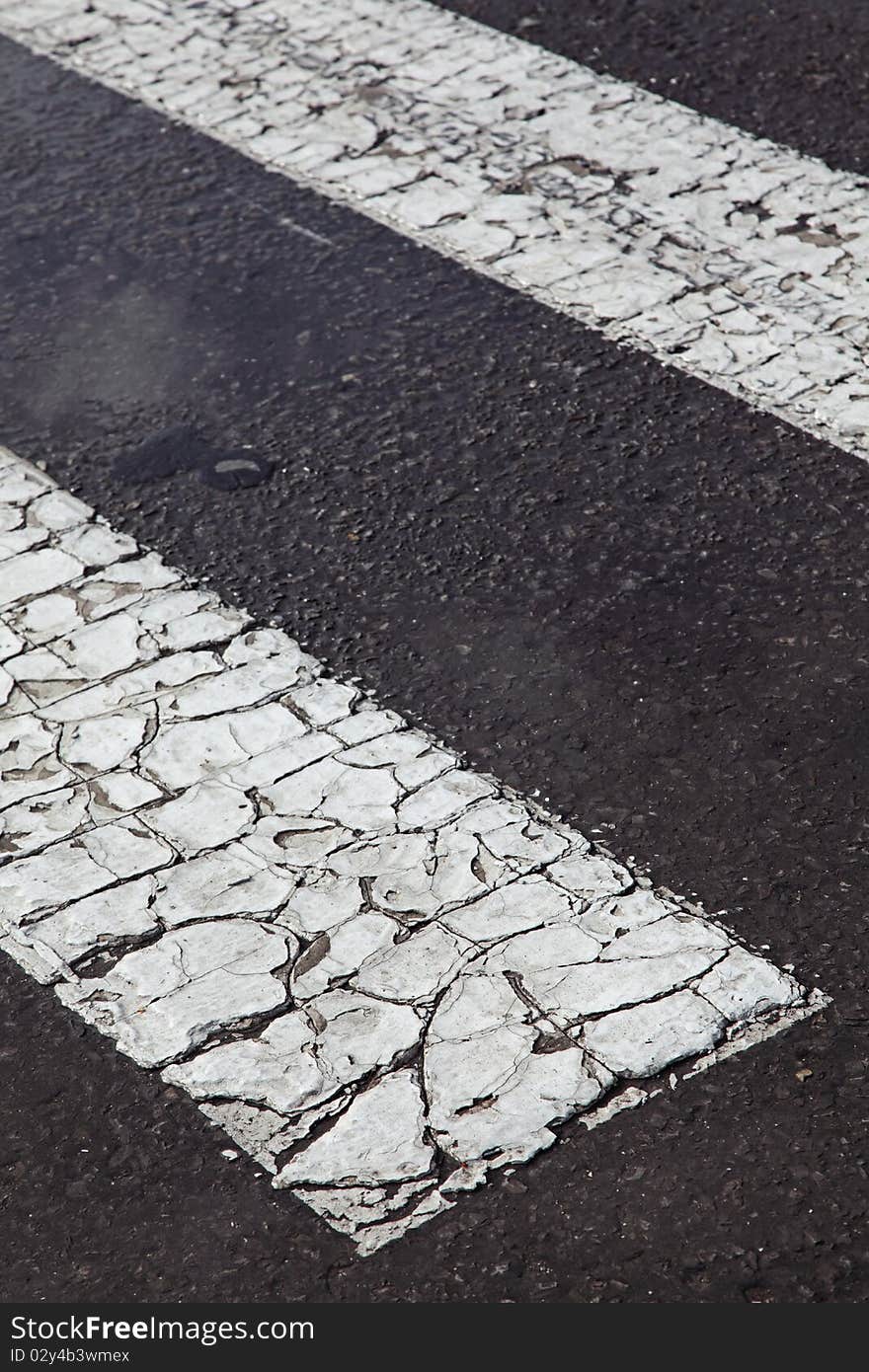 Old Cracky Road Marking