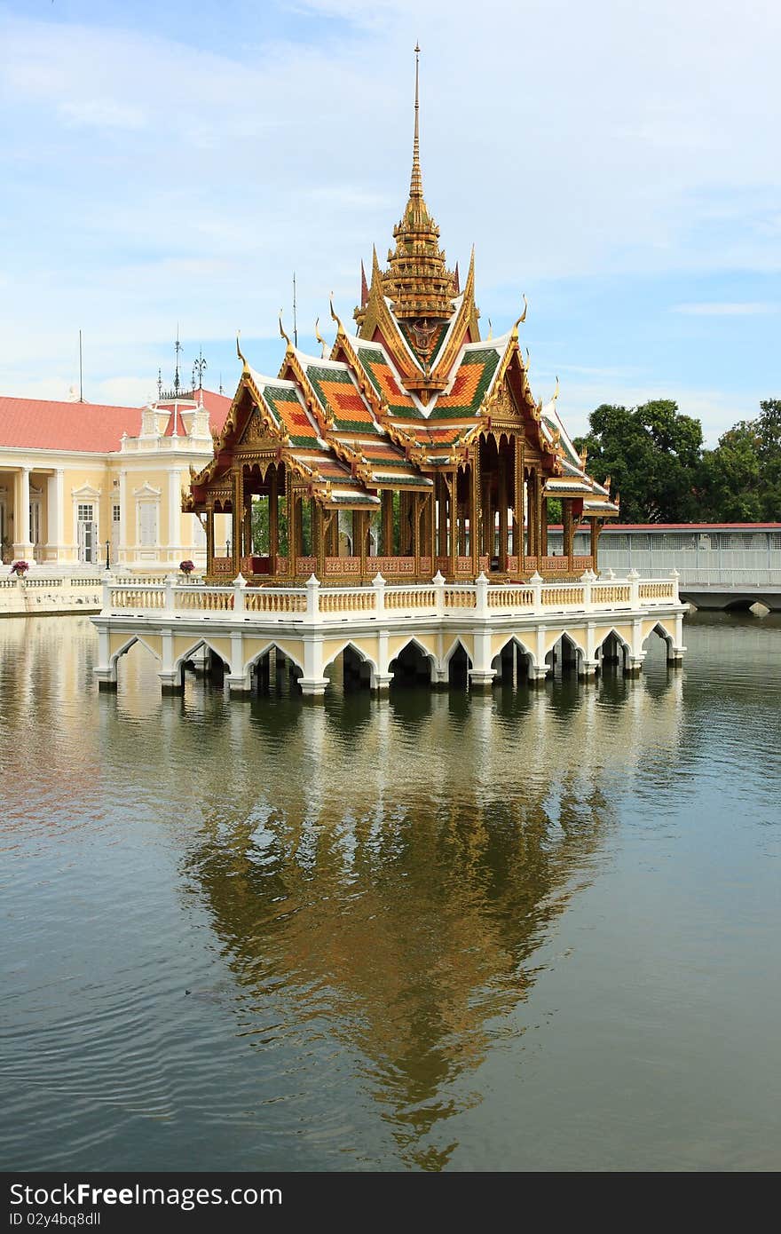 Pavilion the symbol of Bangpain place