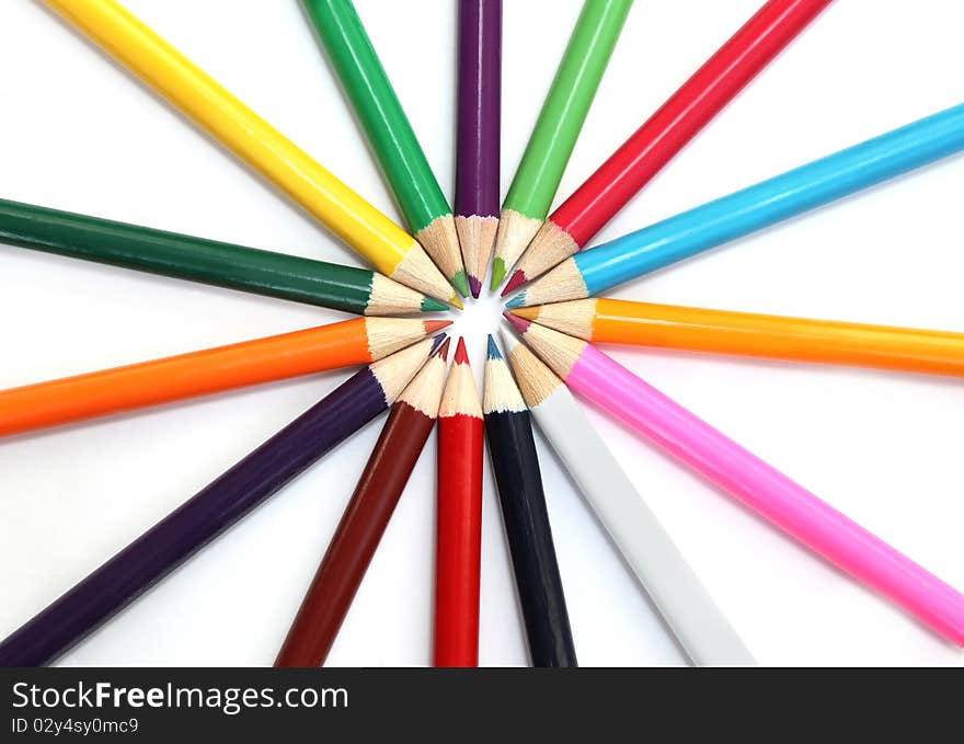 Colored School Pencils