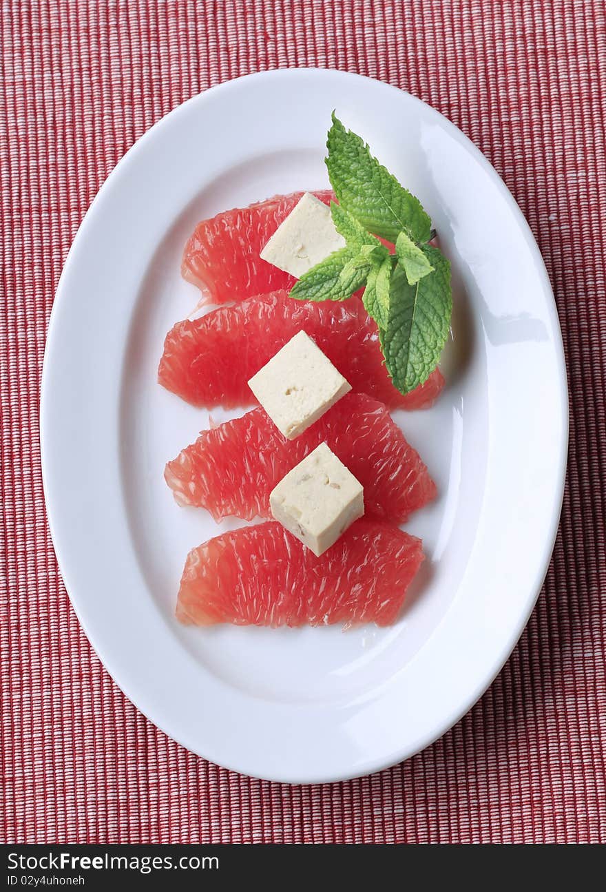 Grapefruit And Tofu