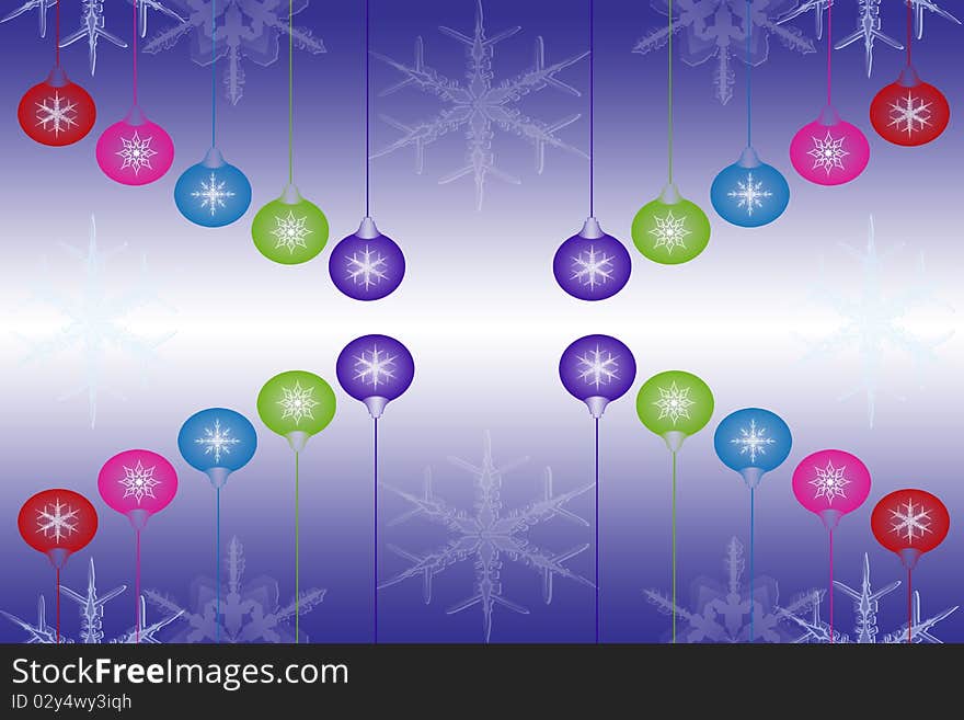 Beautiful Abstract Christmas Light Background