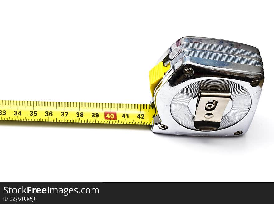 Tape Measure Isolated On White