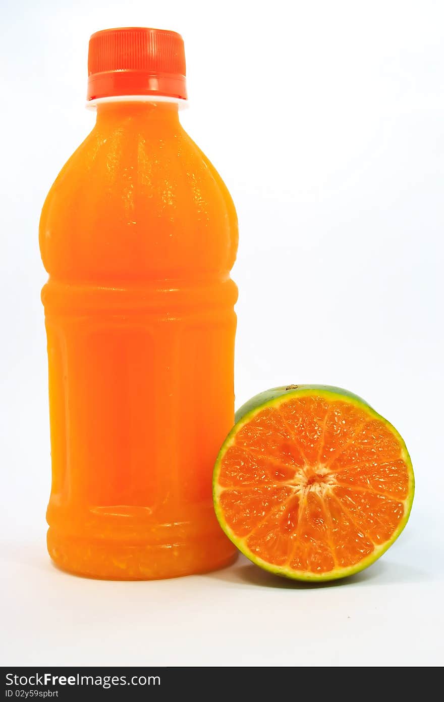 Orange Juice on white background. Orange Juice on white background.