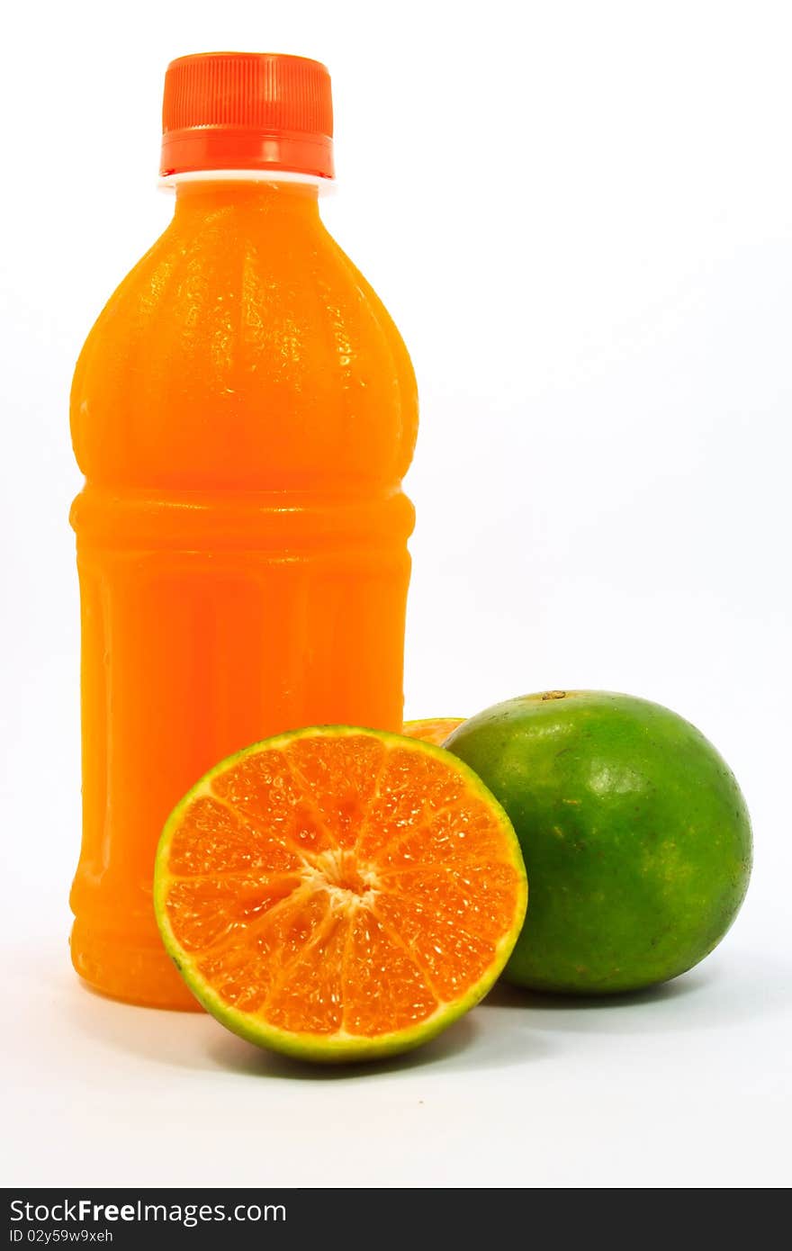 Orange Juice on white background. Orange Juice on white background.