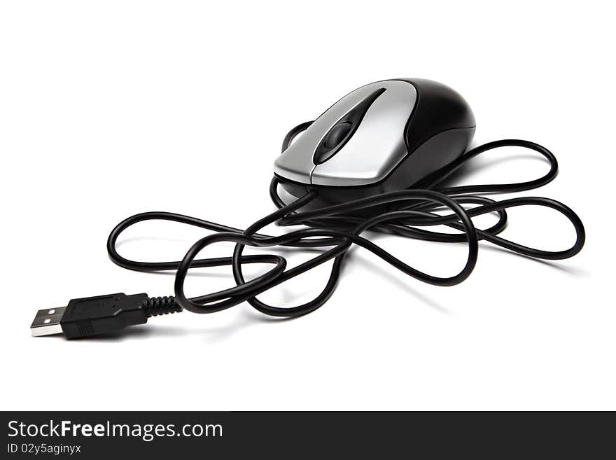 Computer mouse isolated on a white background