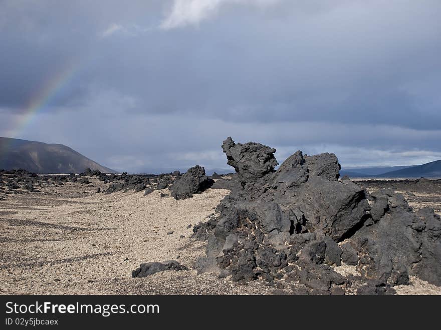 Lunar like landscape, Iceland