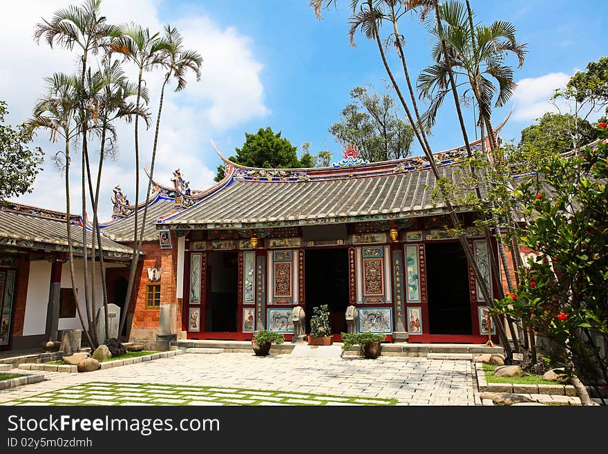 Chinese style temple