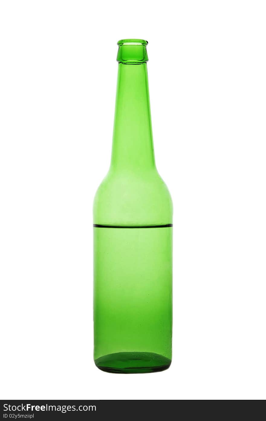 Open beer isolated on a white background. Open beer isolated on a white background