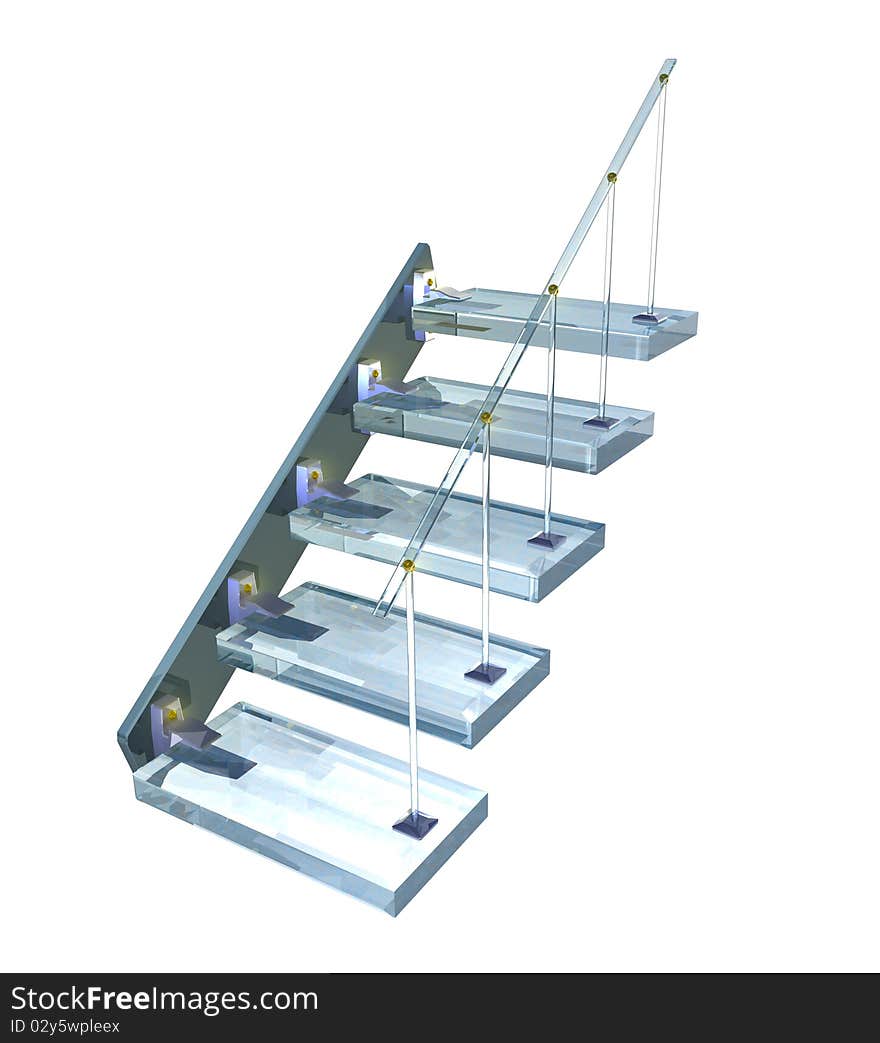 Glass ladder