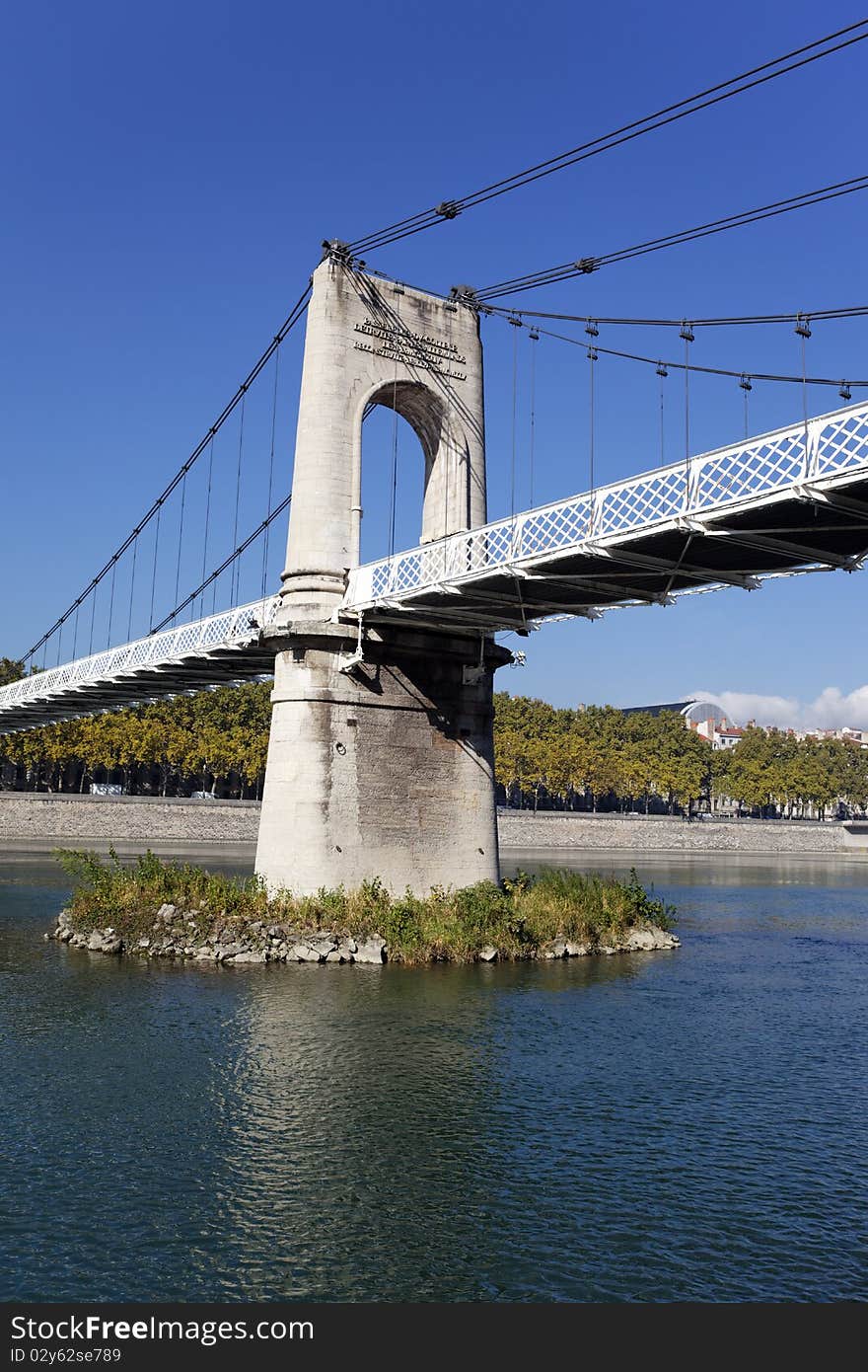 Lyon White Footbridge